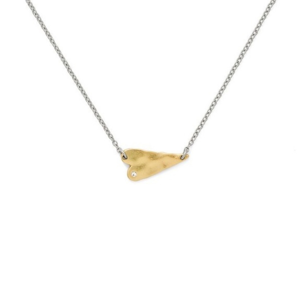 JK by Thirty One Whisper Heart Necklace 18"+2" ext